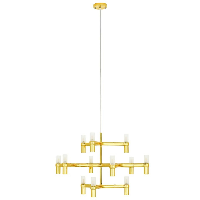 King Home Lampa wisząca ATOMIC złota (XCP9120-12.GOLD)