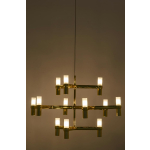 King Home Lampa wisząca ATOMIC złota (XCP9120-12.GOLD)