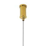 King Home Lampa wisząca RING 100 złota - LED, stal (JD8169-100)