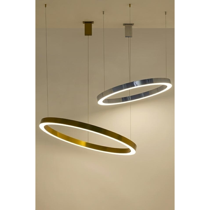 King Home Lampa wisząca RING 100 złota - LED, stal (JD8169-100)