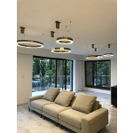 King Home Lampa wisząca RING 100 złota - LED, stal (JD8169-100)