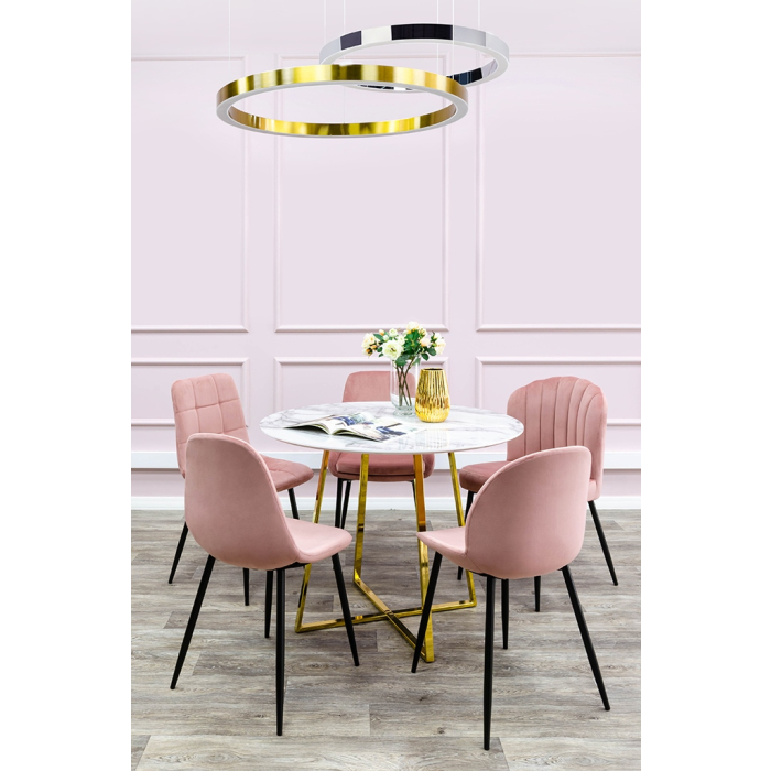 King Home Lampa wisząca RING 100 złota - LED, stal (JD8169-100)