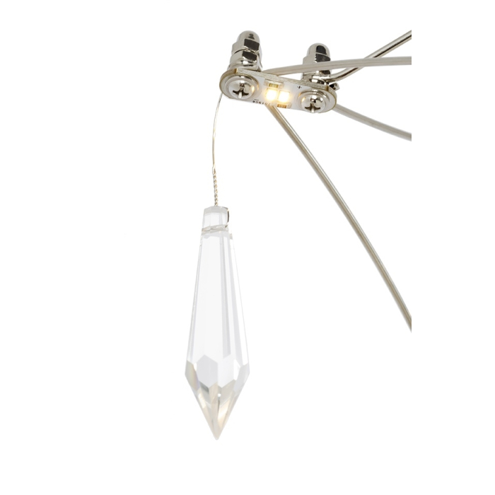 King Home Lampa wisząca CONSTELATION 100 - LED, stal szczotkowana (MD8186-1000)