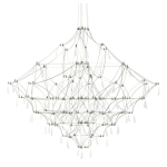 King Home Lampa wisząca CONSTELATION 200 - LED, stal szczotkowana (MD8186-2000)