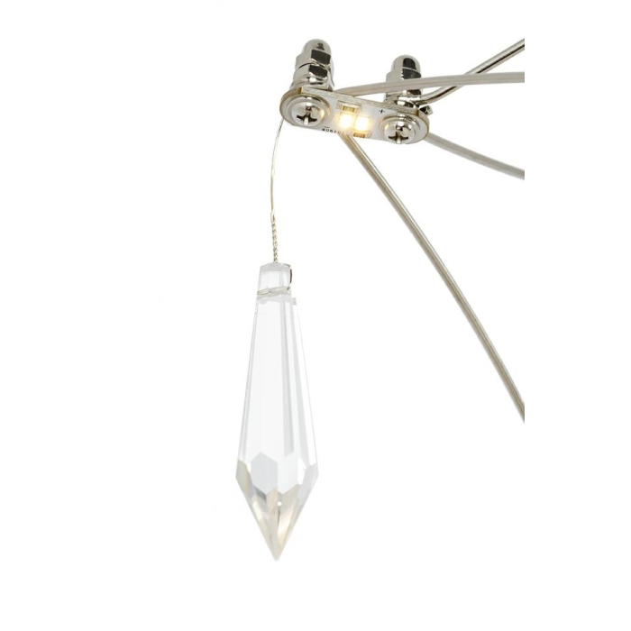 King Home Lampa wisząca CONSTELATION 200 - LED, stal szczotkowana (MD8186-2000)