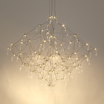King Home Lampa wisząca CONSTELATION 200 - LED, stal szczotkowana (MD8186-2000)