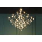 King Home Lampa wisząca CONSTELATION 100 GOLD - LED, stal szczotkowana (MD8186-1000.GOLD)