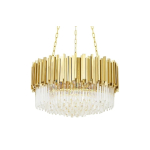 King Home Lampa wisząca IMPERIAL GOLD 60 - stal, kryształ (DW-D5688S.GOLD)
