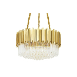 King Home Lampa wisząca IMPERIAL GOLD 60 - stal, kryształ (DW-D5688S.GOLD)