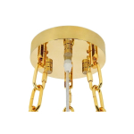 King Home Lampa wisząca IMPERIAL GOLD 60 - stal, kryształ (DW-D5688S.GOLD)
