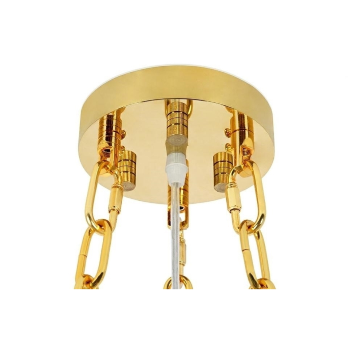 King Home Lampa wisząca IMPERIAL GOLD 80 - stal, kryształ (DW-D5688M.GOLD)