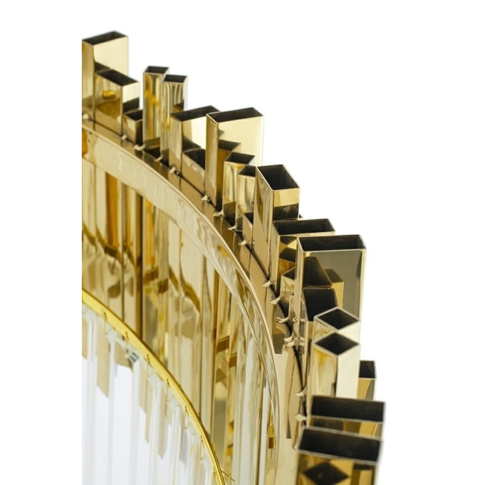 King Home Lampa wisząca IMPERIAL GOLD 80 - stal, kryształ (DW-D5688M.GOLD)