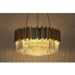 King Home Lampa wisząca IMPERIAL GOLD 80 - stal, kryształ (DW-D5688M.GOLD)