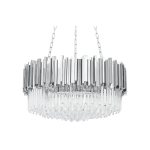 King Home Lampa wisząca IMPERIAL SILVER 80 - stal, kryształ (DW-D5688M.SILVER)
