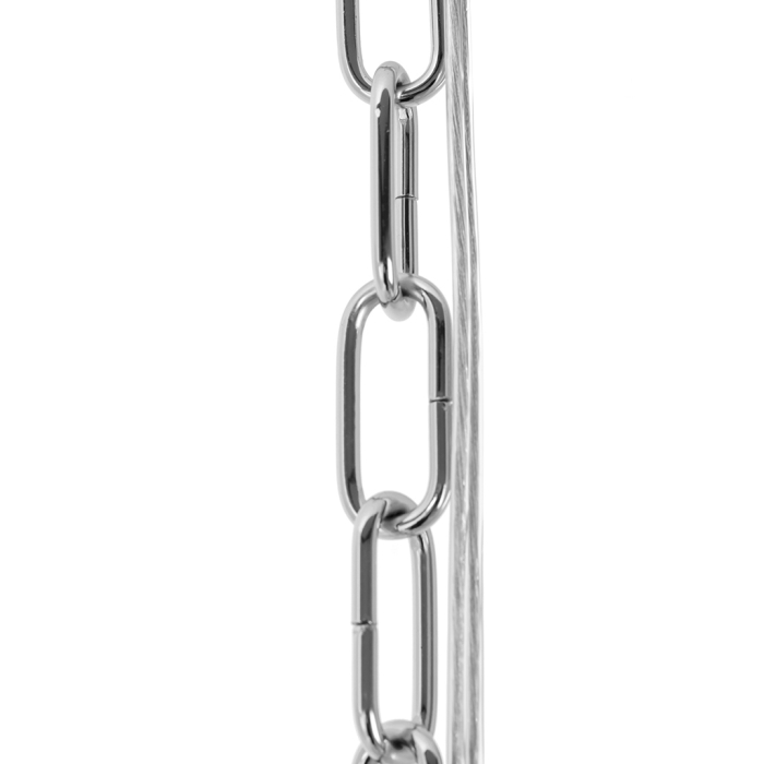King Home Lampa wisząca MURANO S chrom - szkło, metal (JD9607-S.CHROM)