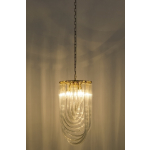 King Home Lampa wisząca MURANO L złota - szkło, metal (JD9607-L.GOLD)
