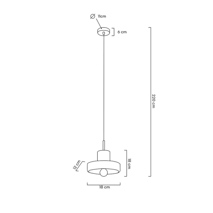 Moosee MOOSEE lampa wisząca ARCO 20 marmur (MSE010100132)