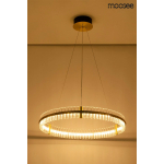 Moosee MOOSEE lampa wisząca SATURNUS 85 złota - LED, kryształ, stal szczotkowana (MSE010100168)