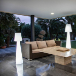 King Home New Garden lampa podłogowa LOLA 110  CABLE biała (LUMLL110OFNW)