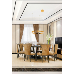 King Home Lampa wisząca VISTA 60 złoty chrom (JD8124-60.GOLD)