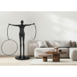 King Home Lampa podłogowa HUMAN CIRCULO włókno szklane (XCF8309)