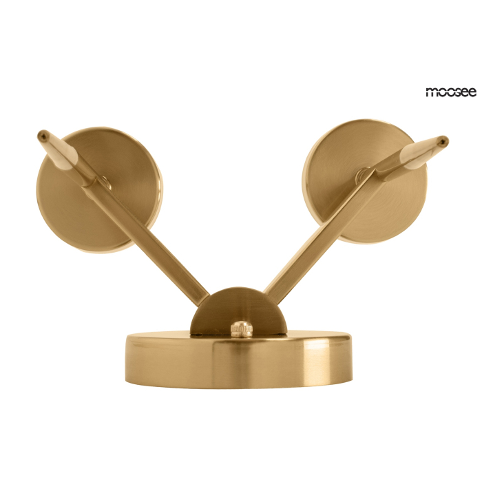 Moosee MOOSEE lampa ścienna TORCH TWIN złota (MSE010400199)