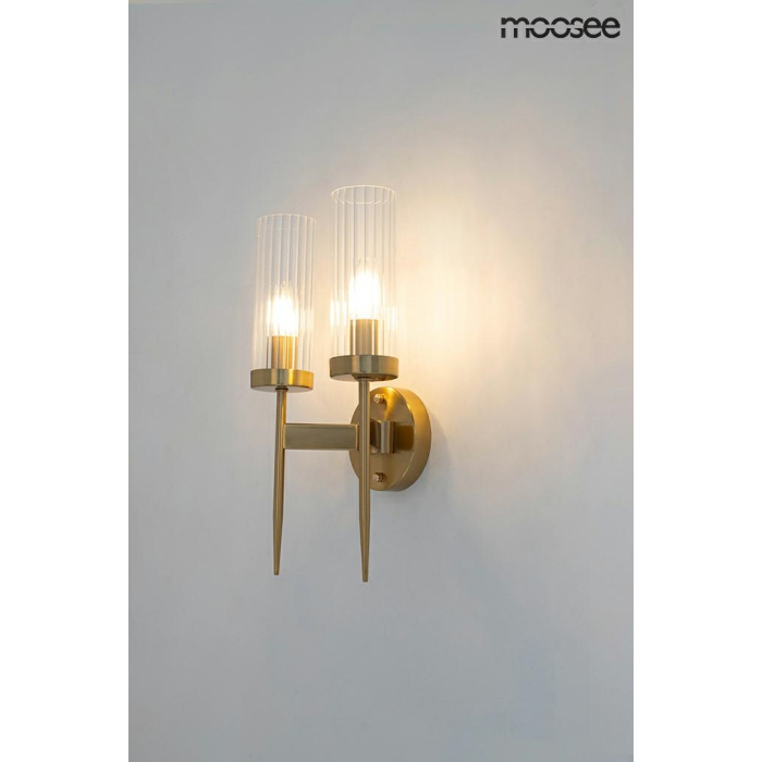 Moosee MOOSEE lampa ścienna TORCH TWIN złota (MSE010400199)