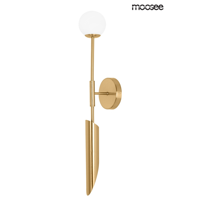 Moosee MOOSEE lampa ścienna LUCCA złota (MSE010400205)
