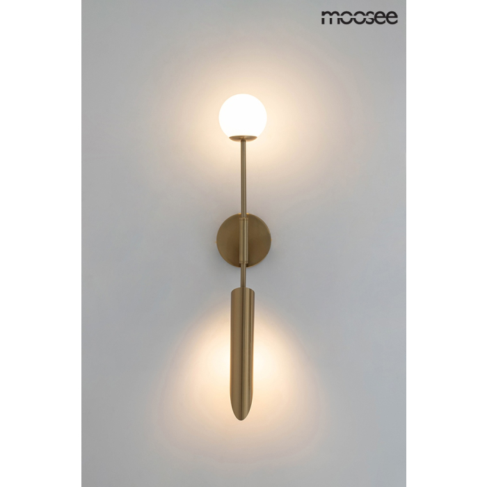 Moosee MOOSEE lampa ścienna LUCCA złota (MSE010400205)