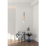 Moosee MOOSEE lampa ścienna LUCCA złota (MSE010400205)