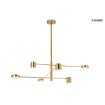 Moosee MOOSEE lampa wisząca PIAZETTA złota (MSE010100124)