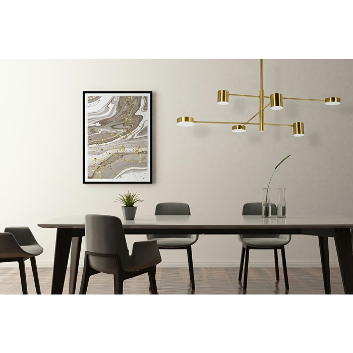 Moosee MOOSEE lampa wisząca PIAZETTA złota (MSE010100124)