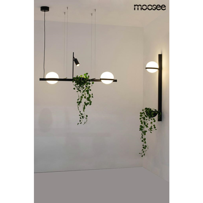 Moosee MOOSEE lampa wisząca PLANT czarna (MSE010100156)