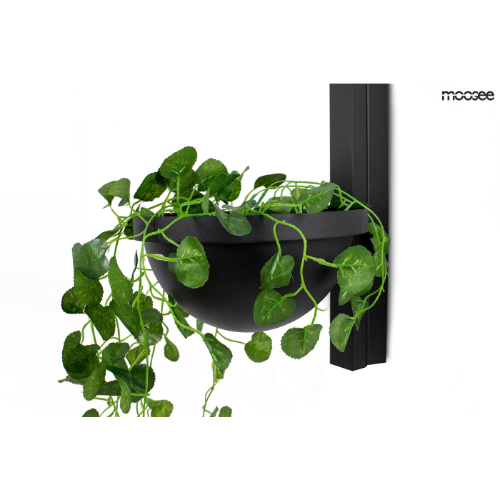 Moosee MOOSEE lampa ścienna PLANT WALL czarna (MSE010400222)
