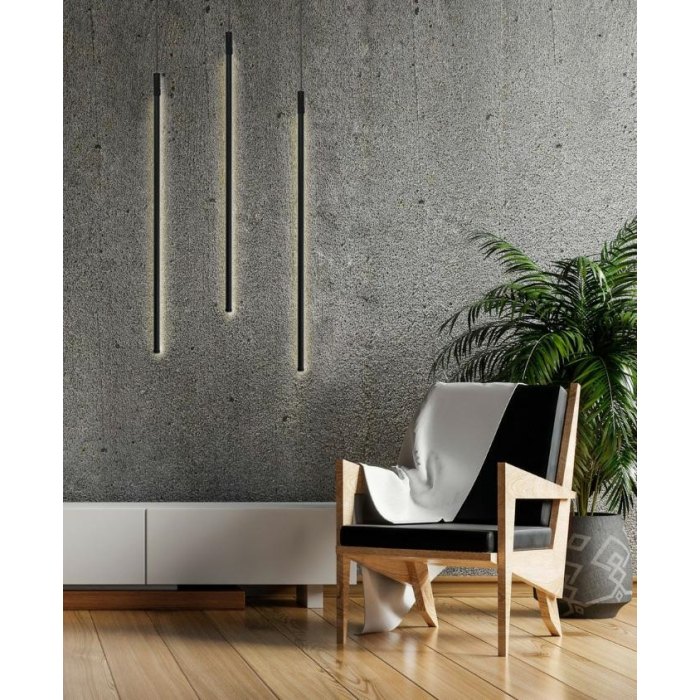Moosee MOOSEE lampa wisząca OMBRE 80 czarna (MSE010100158)