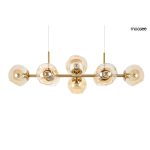 Moosee MOOSEE lampa wisząca ROMEO GOLD złota / bursztynowa (MSE010100171)