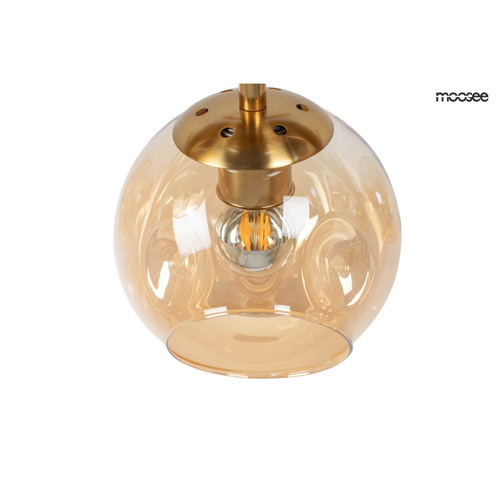 Moosee MOOSEE lampa wisząca ROMEO GOLD złota / bursztynowa (MSE010100171)