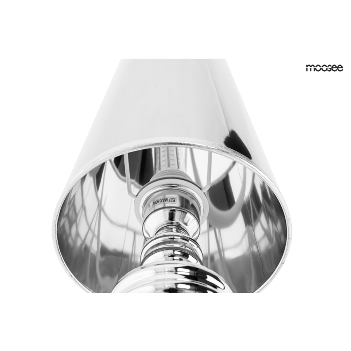 MOOSEE lampa ścienna QUEEN 15 srebrna (MSE010100226)