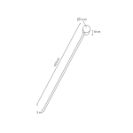 MOOSEE lampa ścienna OMBRE 60 czarna (MSE010100243)