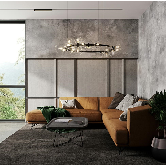 MOOSEE lampa wisząca ALURE 120 czarna (MSE010100284)