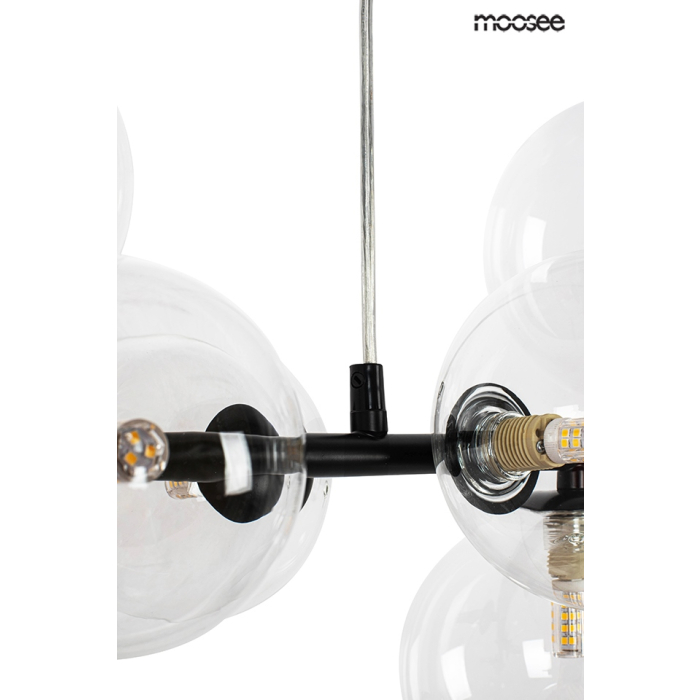 MOOSEE lampa wisząca ALURE LINE 90 czarna (MSE010100285)