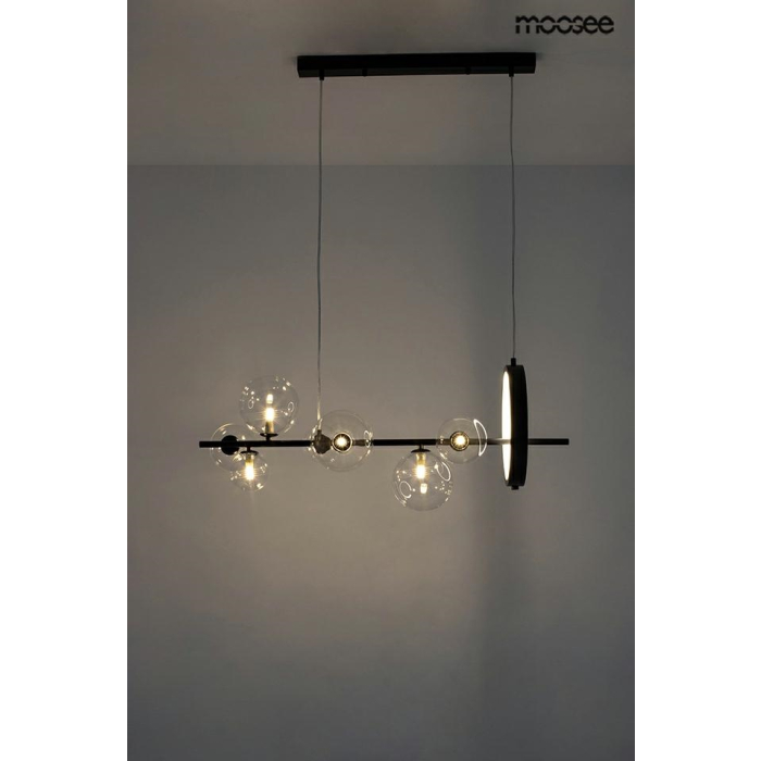 MOOSEE lampa wisząca ALURE LINE 90 czarna (MSE010100285)