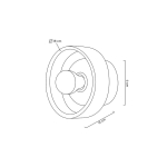 MOOSEE lampa ścienna ARCO biała (MSE010100259)