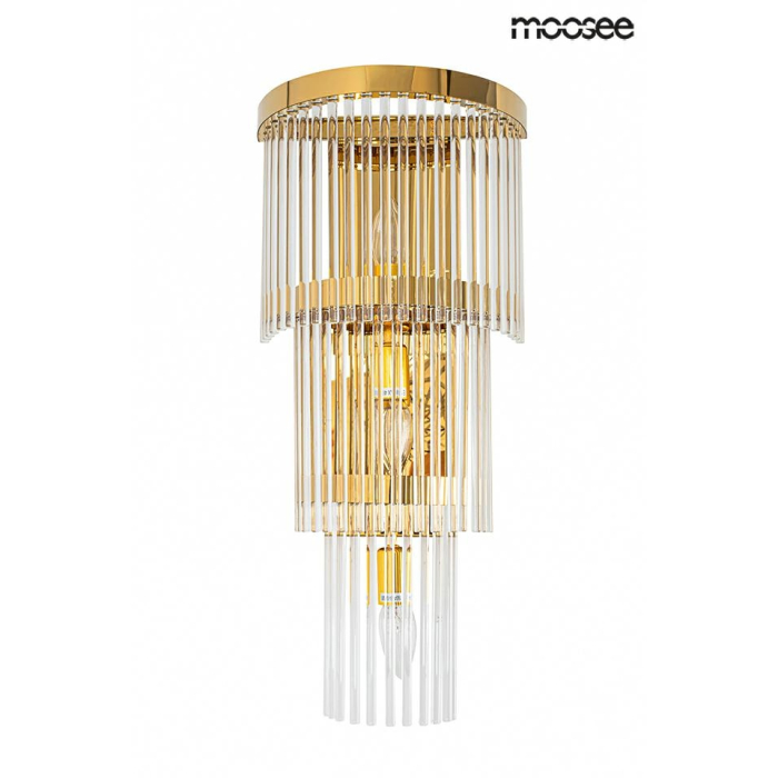 MOOSEE lampa ścienna ESTRO złota (MSE010100266)