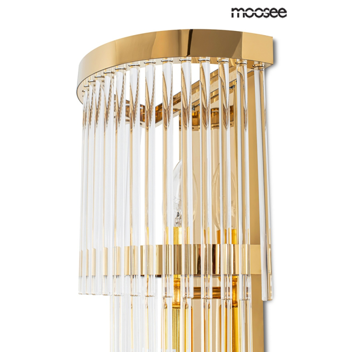 MOOSEE lampa ścienna ESTRO złota (MSE010100266)