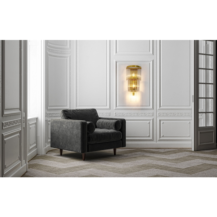 MOOSEE lampa ścienna ESTRO złota (MSE010100266)
