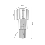 MOOSEE lampa ścienna ESTRO złota (MSE010100266)