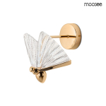 MOOSEE lampa ścienna BUTTERFLY S złota (MSE010100323)