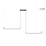 MOOSEE lampa wisząca SHAPE DUO 120 czarna (MSE010100329)