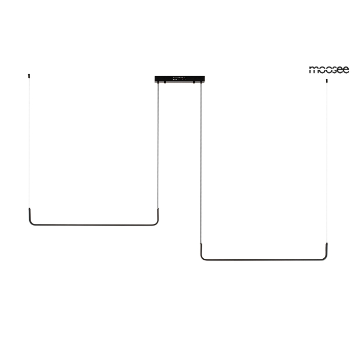 MOOSEE lampa wisząca SHAPE DUO 120 czarna (MSE010100329)